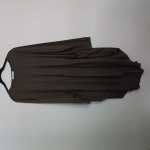 Olive Green High Low Dress